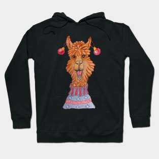 christmas lama Hoodie